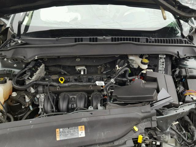 3FA6P0H71FR273390 - 2015 FORD FUSION SE GRAY photo 7