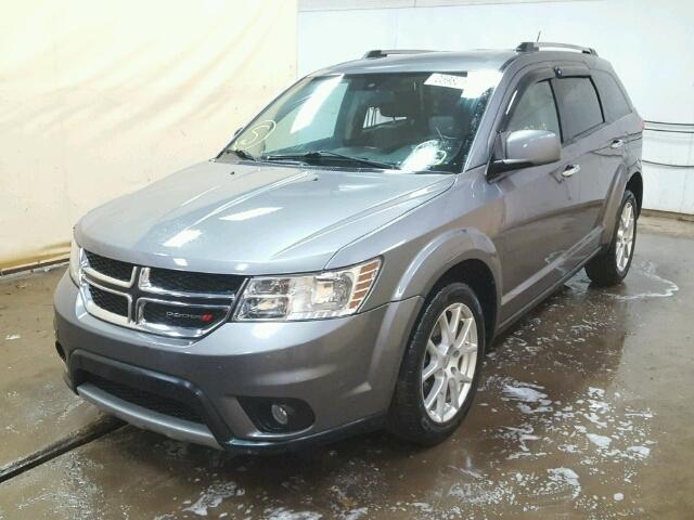 3C4PDCDG1DT533723 - 2013 DODGE JOURNEY CR GRAY photo 2