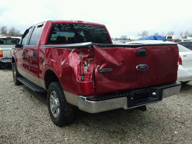 1FTPW14V97KB32469 - 2007 FORD F150 SUPER RED photo 3