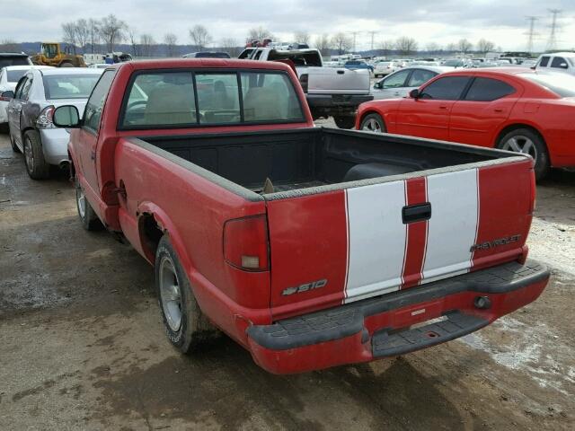 1GCCS1440W8145186 - 1998 CHEVROLET S TRUCK S1 RED photo 3