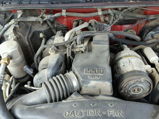 1GCCS1440W8145186 - 1998 CHEVROLET S TRUCK S1 RED photo 7