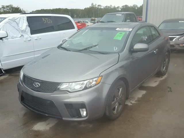 KNAFU6A23C5552727 - 2012 KIA FORTE EX GRAY photo 2