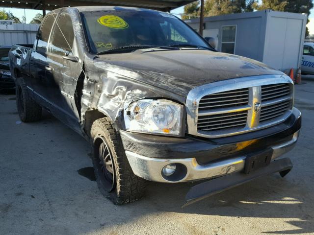 1D7HU18217S225759 - 2007 DODGE RAM 1500 S BLACK photo 1