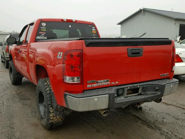 1GTR2VE3XBZ202263 - 2011 GMC SIERRA K15 RED photo 3