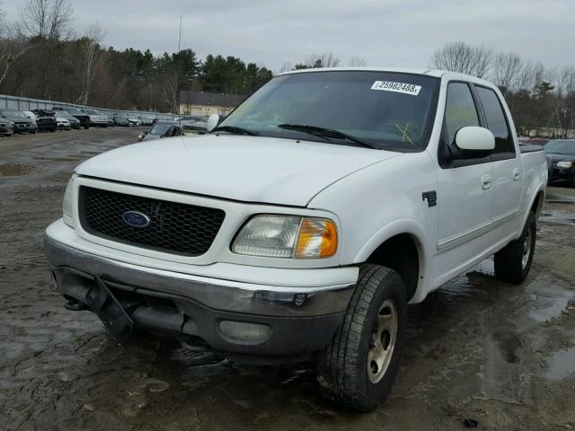 1FTRW08L02KA03962 - 2002 FORD F150 SUPER WHITE photo 2