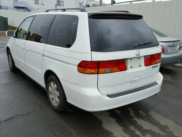 5FNRL18683B066928 - 2003 HONDA ODYSSEY EX WHITE photo 3