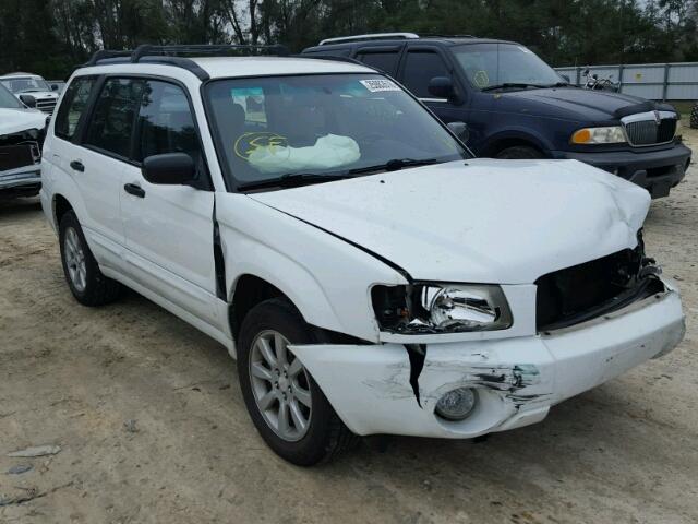 JF1SG65695H721467 - 2005 SUBARU FORESTER 2 WHITE photo 1