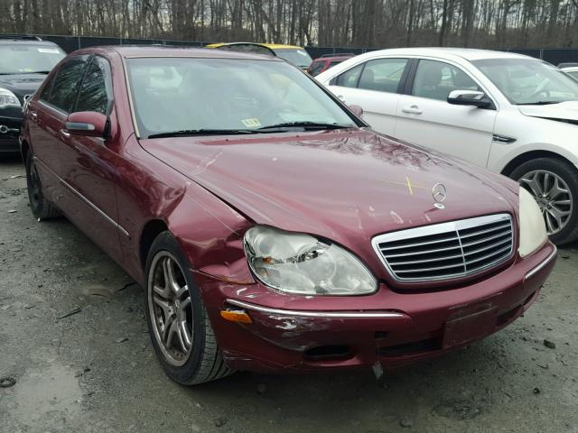 WDBNG70J8YA110589 - 2000 MERCEDES-BENZ S 430 BURGUNDY photo 1