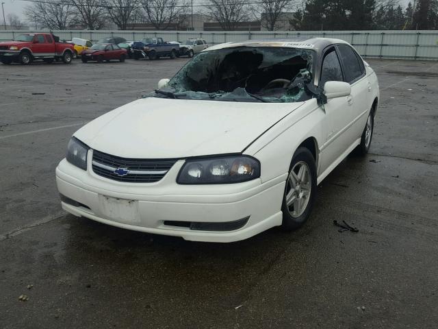 2G1WH52K049368262 - 2004 CHEVROLET IMPALA LS WHITE photo 2