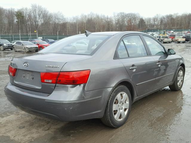 5NPET4ACXAH615768 - 2010 HYUNDAI SONATA GLS GRAY photo 4