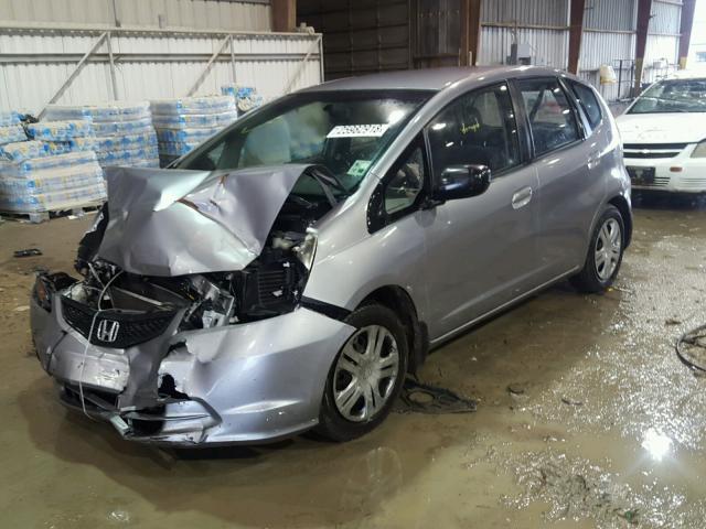 JHMGE8H29AC034876 - 2010 HONDA FIT ვერცხლისფერი ფოტო 2