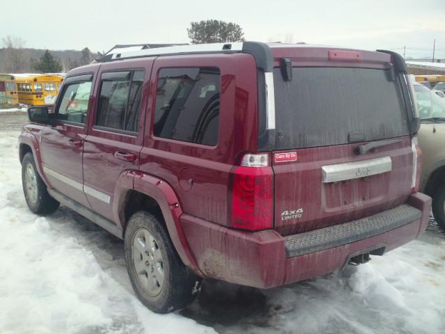1J8HG58N38C182730 - 2008 JEEP COMMANDER მუქწითელი ფოტო 3
