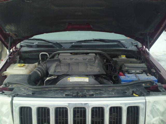 1J8HG58N38C182730 - 2008 JEEP COMMANDER მუქწითელი ფოტო 7