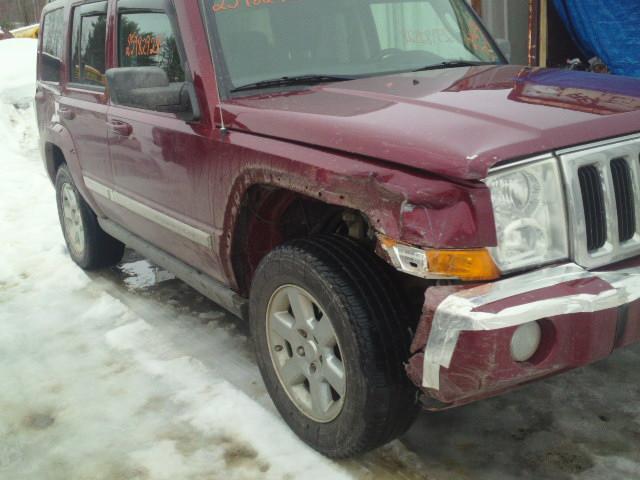 1J8HG58N38C182730 - 2008 JEEP COMMANDER MAROON photo 9