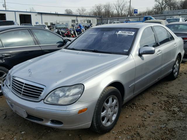 WDBNG70J31A174657 - 2001 MERCEDES-BENZ S 430 SILVER photo 2