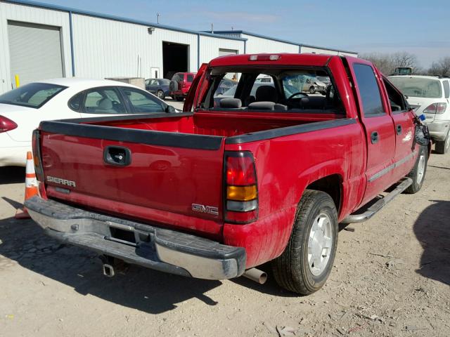 2GTEC13ZX71160902 - 2007 GMC NEW SIERRA RED photo 4