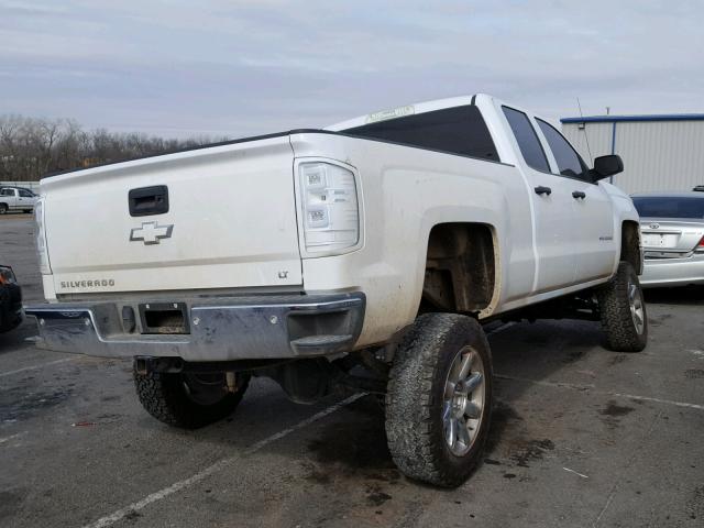 1GCVKREC0EZ195933 - 2014 CHEVROLET SILVERADO WHITE photo 4