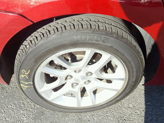 1G11D5RR2DF101706 - 2013 CHEVROLET MALIBU 1LT RED photo 9