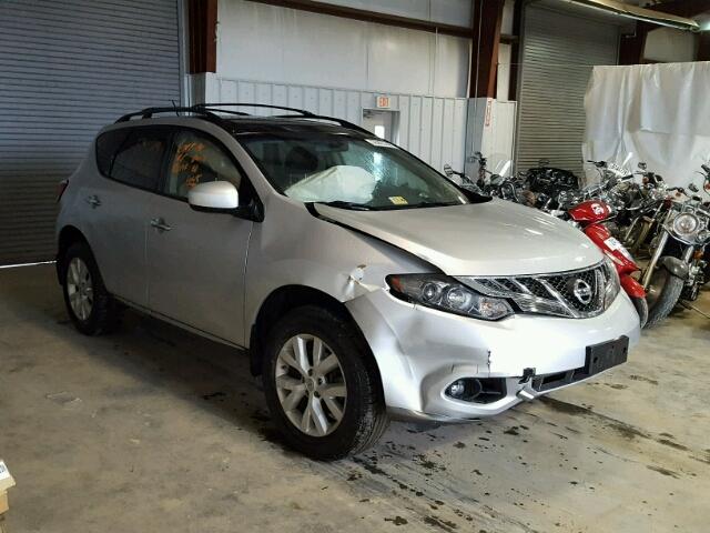 JN8AZ1MW2BW169469 - 2011 NISSAN MURANO S SILVER photo 1