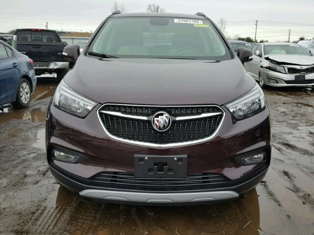 KL4CJ1SB7HB089767 - 2017 BUICK ENCORE SPO MAROON photo 9