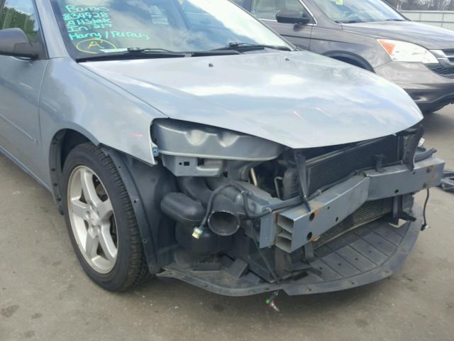 1G2ZG58N774197689 - 2007 PONTIAC G6 BASE BLUE photo 9