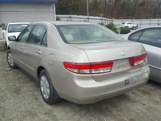 3HGCM56343G711492 - 2003 HONDA ACCORD LX TAN photo 3