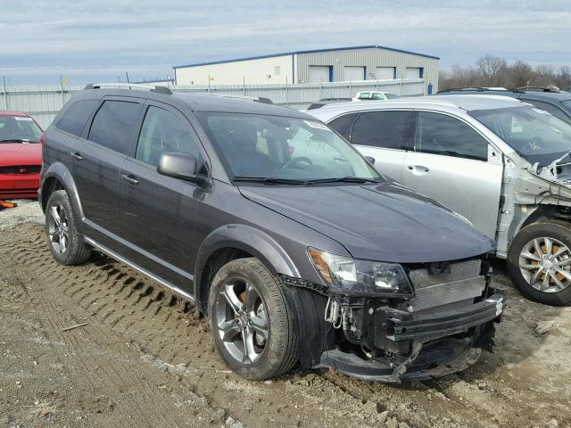 3C4PDCGB3GT144375 - 2016 DODGE JOURNEY CR GRAY photo 1