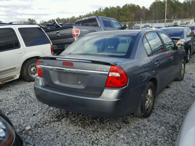 1G1ZT52855F261667 - 2005 CHEVROLET MALIBU LS CHARCOAL photo 4