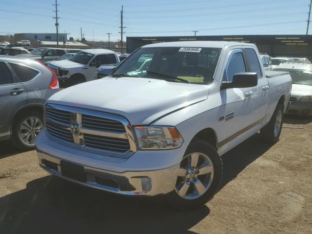 1C6RR7GTXES165417 - 2014 RAM 1500 SLT WHITE photo 2