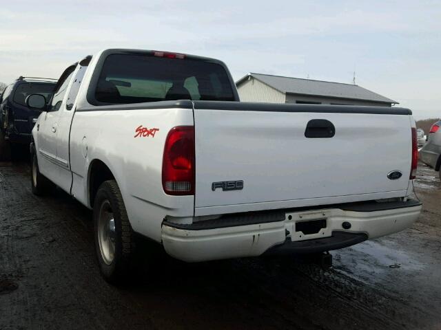 1FTRX17WXXNB72021 - 1999 FORD F150 WHITE photo 3