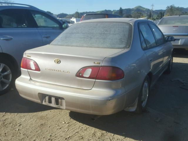 1NXBR18EXWZ001948 - 1998 TOYOTA COROLLA VE TAN photo 4