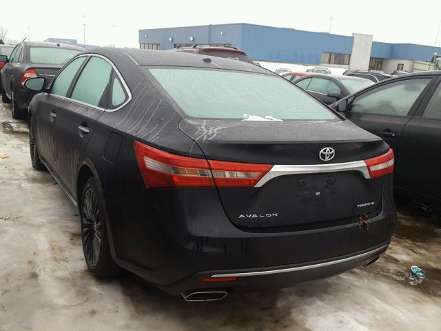 4T1BK1EB0GU220384 - 2016 TOYOTA AVALON XLE BLACK photo 3