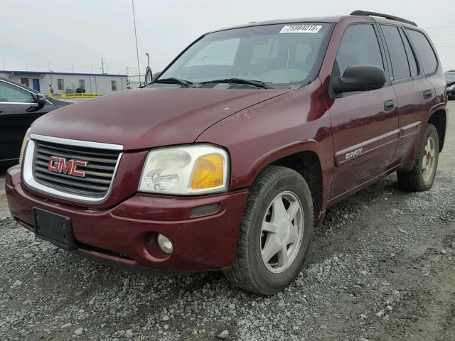 1GKDS13S932322700 - 2003 GMC ENVOY MAROON photo 2