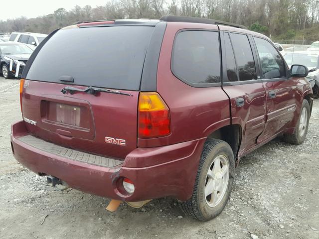 1GKDS13S932322700 - 2003 GMC ENVOY MAROON photo 4