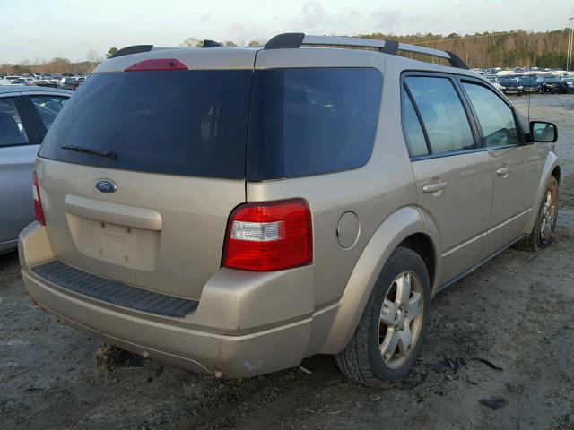 1FMDK03147GA11550 - 2007 FORD FREESTYLE TAN photo 4