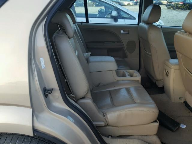 1FMDK03147GA11550 - 2007 FORD FREESTYLE TAN photo 6