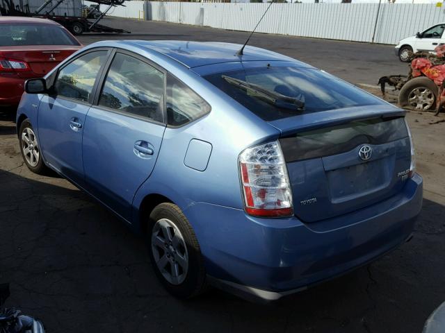 JTDKB20U677689030 - 2007 TOYOTA PRIUS BLUE photo 3