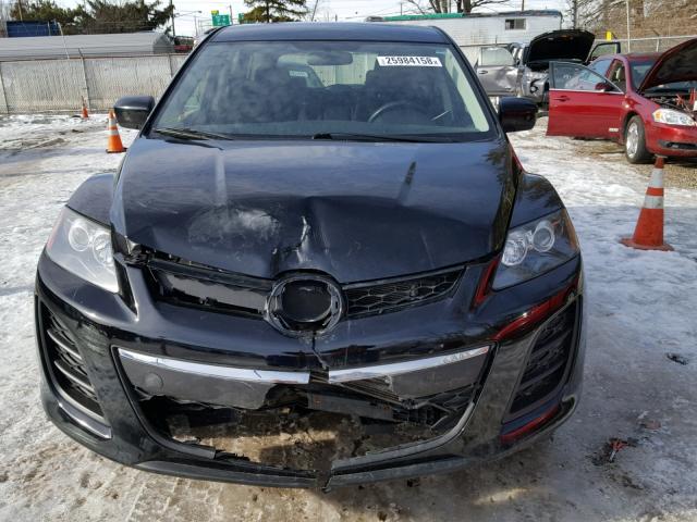 JM3ER2W52A0350054 - 2010 MAZDA CX-7 BLACK photo 9