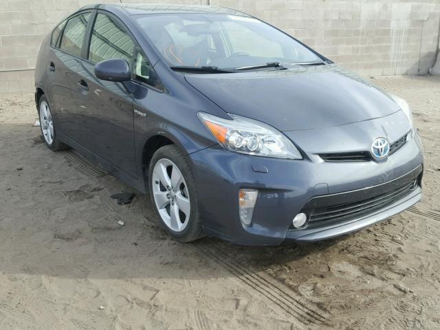 JTDKN3DU7D5696552 - 2013 TOYOTA PRIUS GRAY photo 1