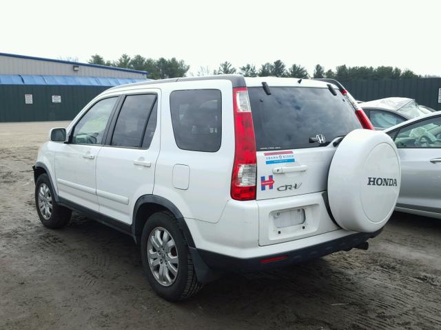 JHLRD78966C035515 - 2006 HONDA CR-V SE WHITE photo 3