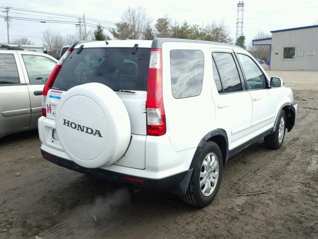 JHLRD78966C035515 - 2006 HONDA CR-V SE WHITE photo 4