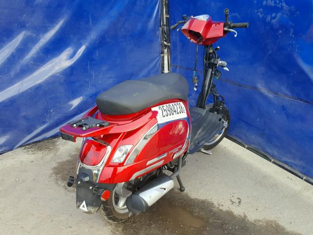 LD5TCKPA793000350 - 2009 CABIN TRAILER MOPED RED photo 4