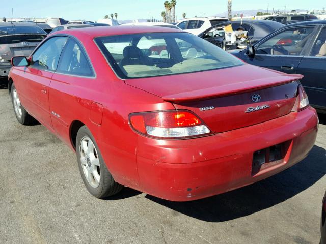 2T1CF22PXXC157116 - 1999 TOYOTA CAMRY SOLA RED photo 3