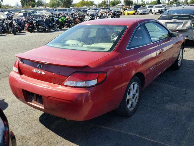 2T1CF22PXXC157116 - 1999 TOYOTA CAMRY SOLA RED photo 4