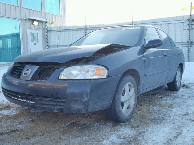 3N1CB51D94L872226 - 2004 NISSAN SENTRA 1.8 BLACK photo 2