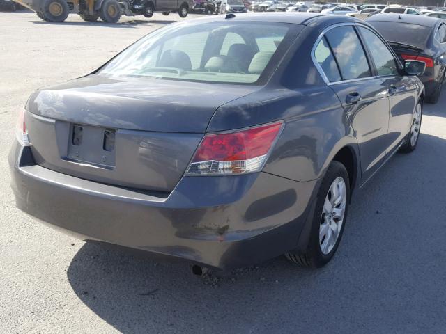 1HGCP26818A091367 - 2008 HONDA ACCORD EXL GRAY photo 4