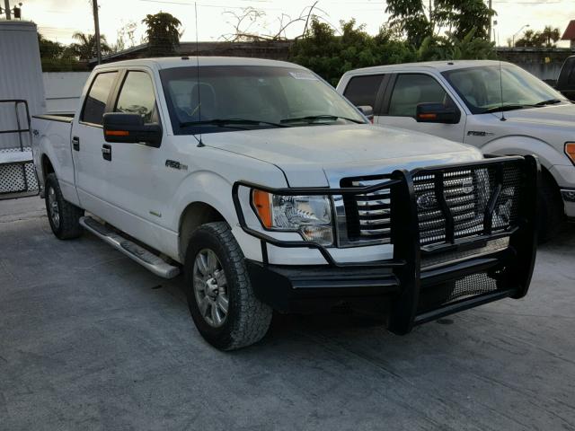 1FTFW1ET4BKD96975 - 2011 FORD F150 SUPER WHITE photo 1