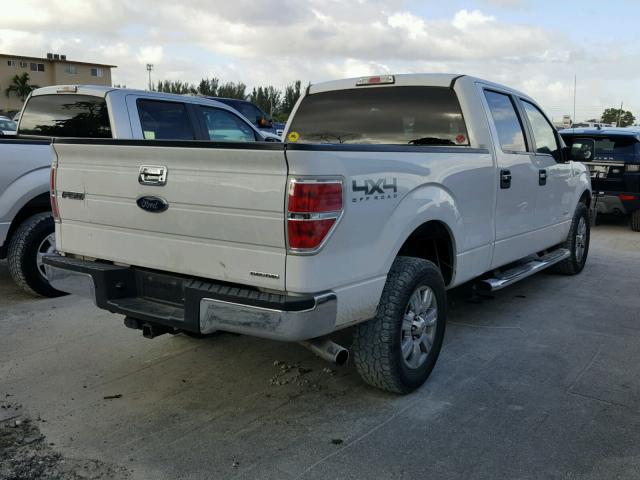 1FTFW1ET4BKD96975 - 2011 FORD F150 SUPER WHITE photo 4