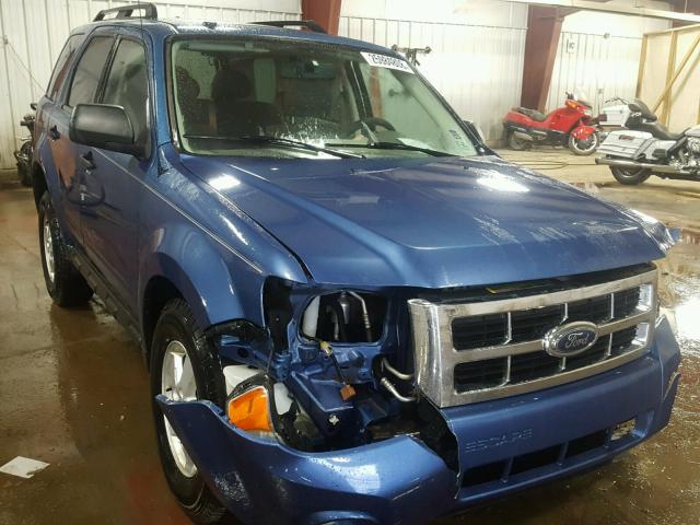 1FMCU93709KA37108 - 2009 FORD ESCAPE XLT BLUE photo 1