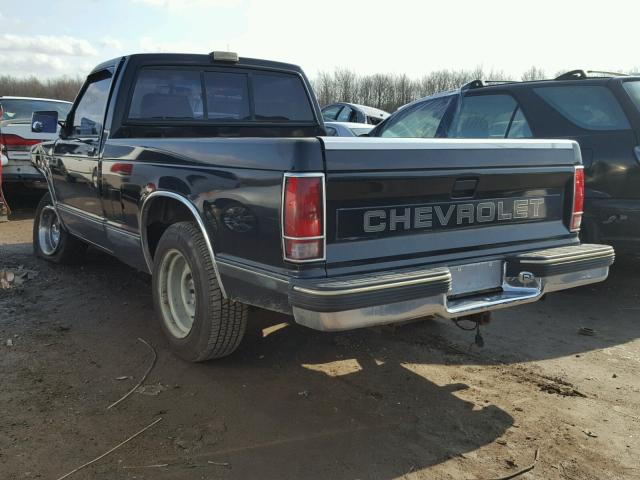 1GCCS14Z8J2250811 - 1988 CHEVROLET S TRUCK S1 BLACK photo 3